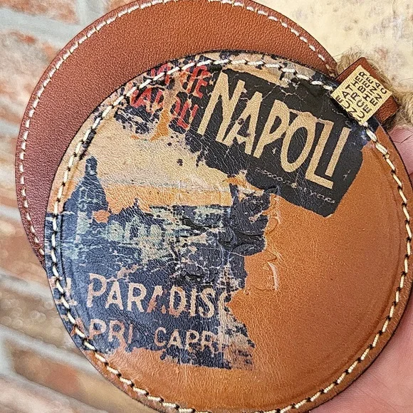 Patricia Nash Vintage Patch Turno Mirror - Picture 6 of 9